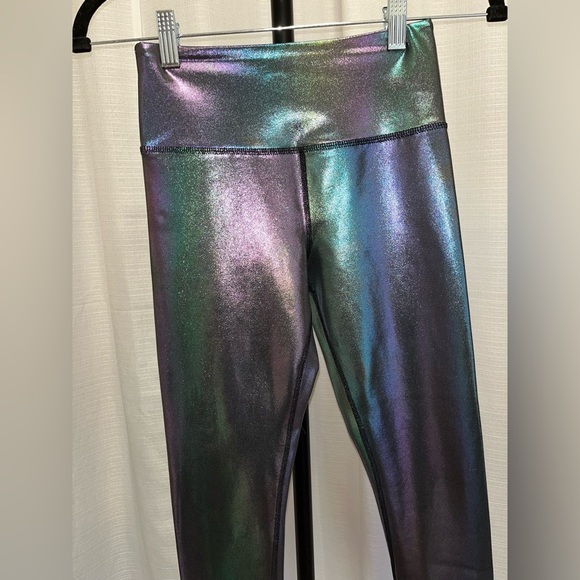 ZYIA Mirage Metallic Leggings | size 2 - Picture 2 of 9